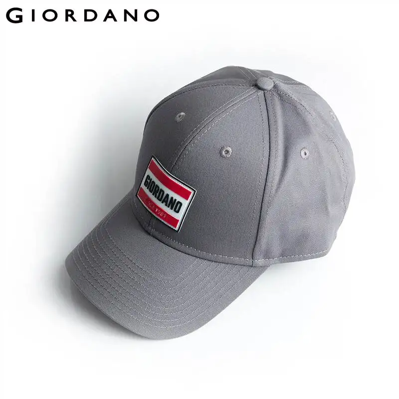 Giordano Мужская кепка с вышитым логотипом Giordano значок хлопок дышащая заглушка Мужская металлическая застежка 01209004