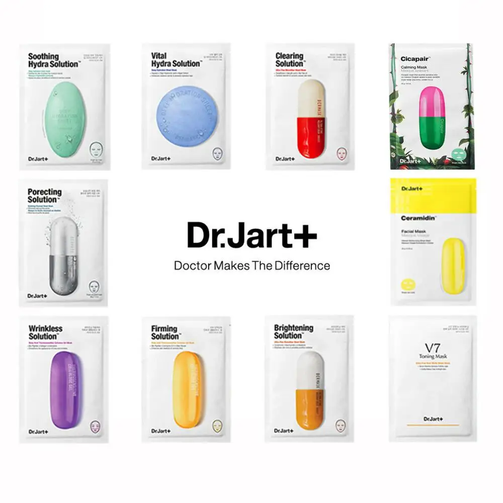 Dr.Jart отбеливающая маска для лица отшелушивающая корейская косметика лечения