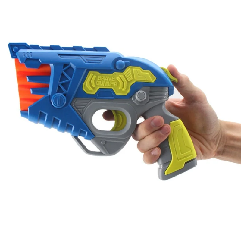 Airsoft Air Guns Toy Gun With 6PCS Bullets Bowling Bottle Plastic Gun Outdoor Fun Sports Toy Gift for Children (5)