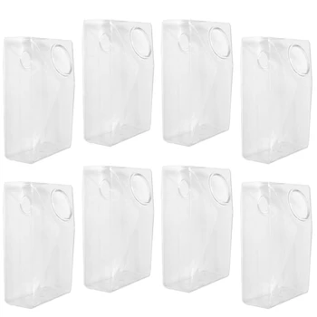 

8 Pieces Cube Shape Transparent Glass Hanging Flower Planter Vase DIY Succulent Plant Hydroponic Pot Fish Tank Bottle