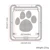 4-Way Lockable Plastic Pet Big Dog Cat Door for Screen Window Safety Flap Gates Pet Tunnel Dog Fence Free Access Door for Home