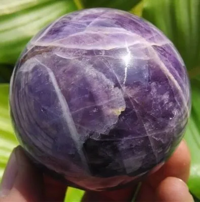 YM 326 натуральные кристаллы аметиста насадка шар Orb драгоценный камень