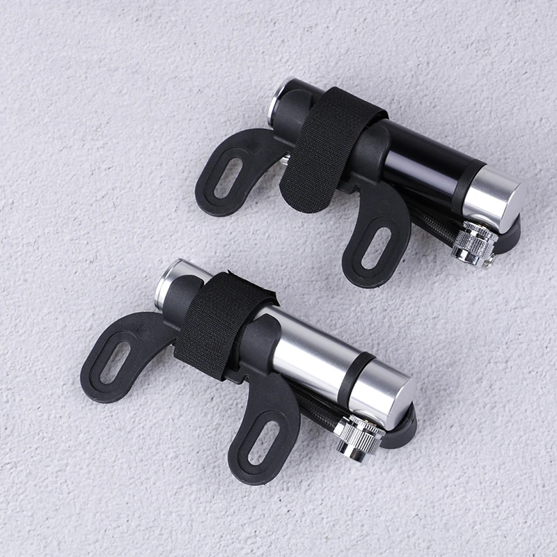 Bicycle Pump Mini Portable Aluminum Alloy Tire Air Inflator Pump for Mountain Bike Bicycle Basketball Football Bicycle Accessory