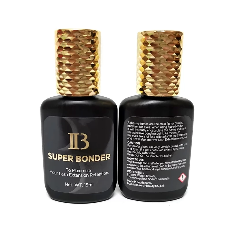 5 Bottles IB Super Bonder Eyelash Extension Glue 15ml IB Primer Professional Clear False Lash Adhesive Makeup Tools Wholesale 4