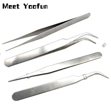 Прецизионный Антистатический Пинцет с Тонкими Наконечниками из Нержавеющей Стали Пинцет Инструменты для Ремонта Электроники