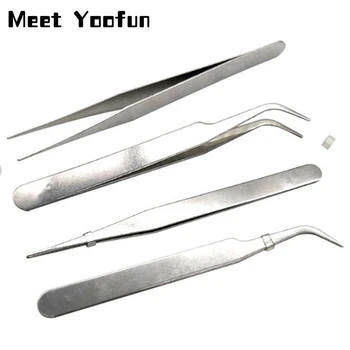 

Precision Anti-static Tweezers Set with Fine Tips Stainless Steel ESD Tweezer Electronics Repair Tools