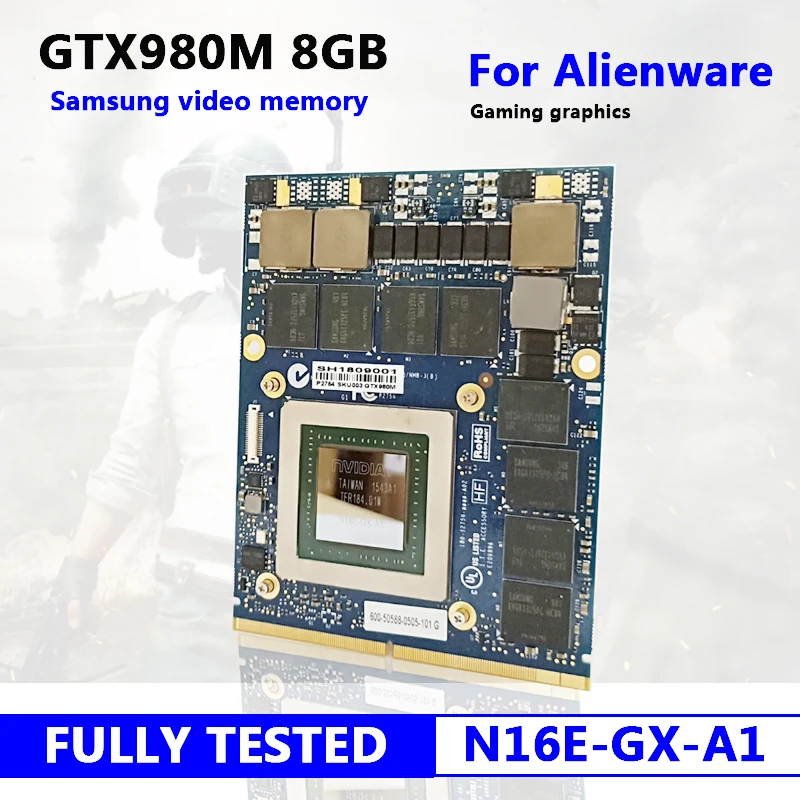 GTX980M GTX 980M 8 ГБ DDR5 MXM SLI графическая видеокарта для ноутбука/ноутбука Alienware M17X M18X R2 R3