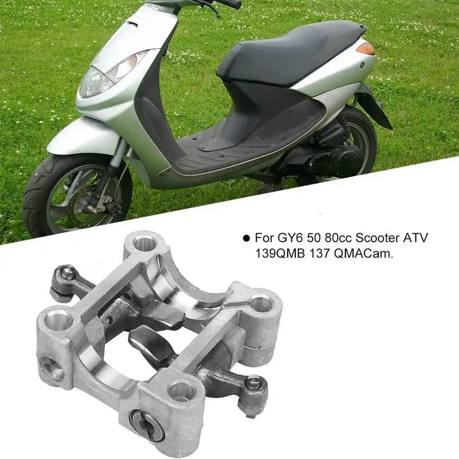 64mm Rocker Arm Valve Lifter Kit Cam Shaft Holder Bracket Assembly Fit for GY6 50 80cc Scooter ATV 139QMB 137QM