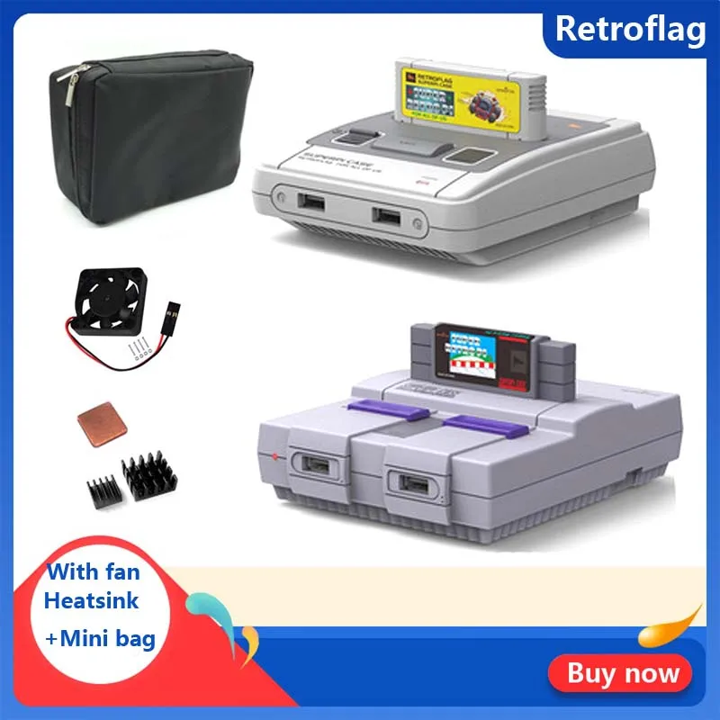 Retroflag SUPERPi Чехол J/Чехол U NESPi чехол с радиатором + вентилятор мини отсек для Raspberry Pi