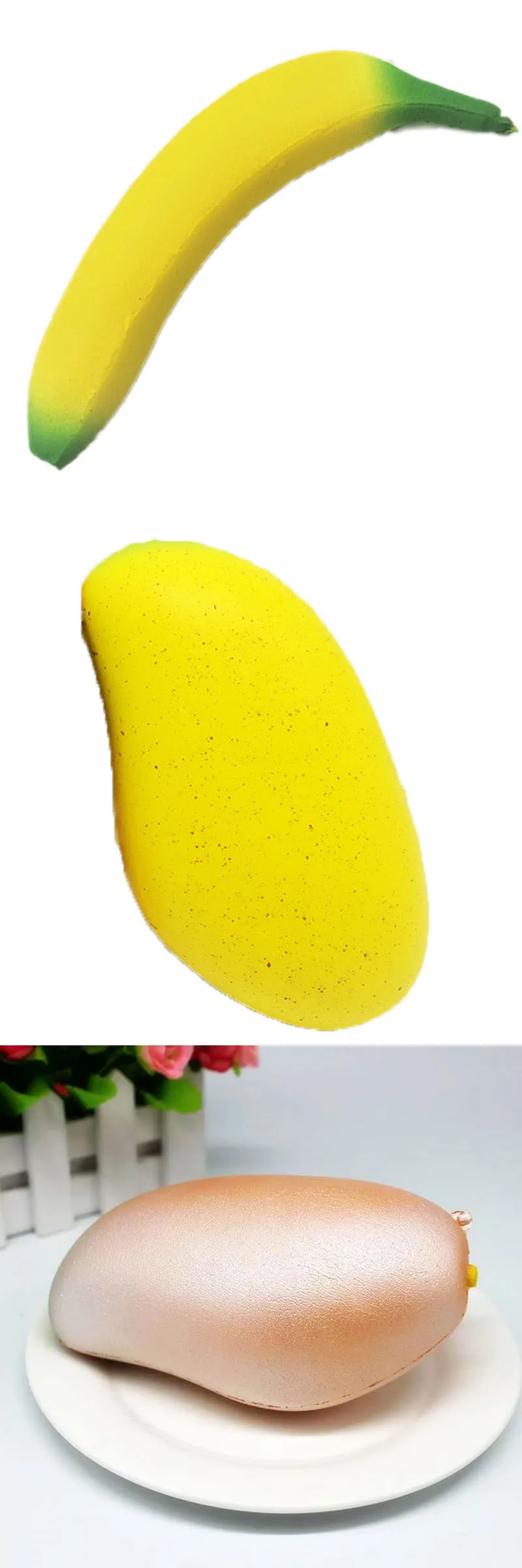 Diy Персик манго антистресс мягкость игрушки имитация фруктовая серия медленное увеличение стресса рельефная забавная игрушка для