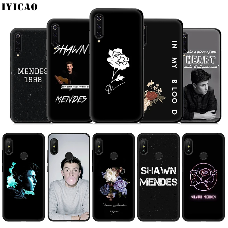 IYICAO Shawn Mendes мягкий чехол для Xiaomi mi A3 A2 A1 9T CC9E CC9 9 8 6 Se Lite F1 макс 3 5X 6X крышка |