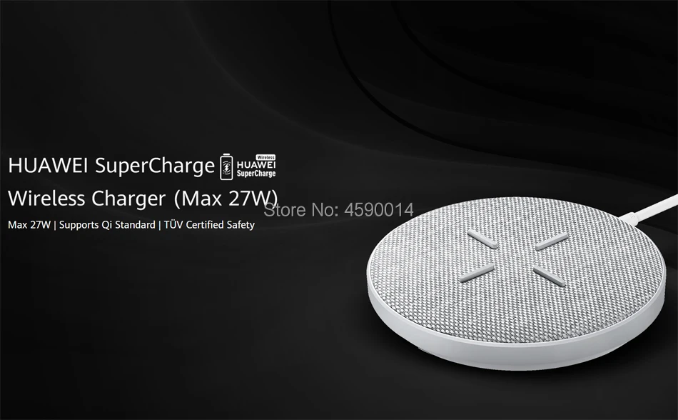 CP61 27W MAX 18V Оригинальное Беспроводное зарядное устройство huawei SuperCharge mate 30 Pro P30 Pro mate 20 Pro RS FreeBuds 2 Pro
