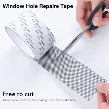 

5x200cm Window Door Screen Patch Repair Kit Cover Mesh Window Hole Repaire Tape Invisible Household Gauze Hole Repair Tools