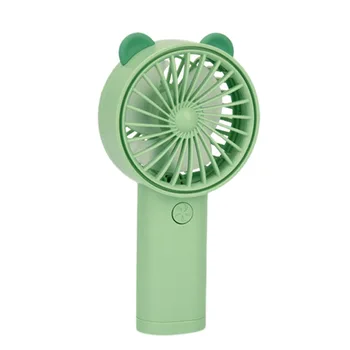 

USB Charging Cartoon Fan Mini Children Handheld Fan Blowing Bubble Fan