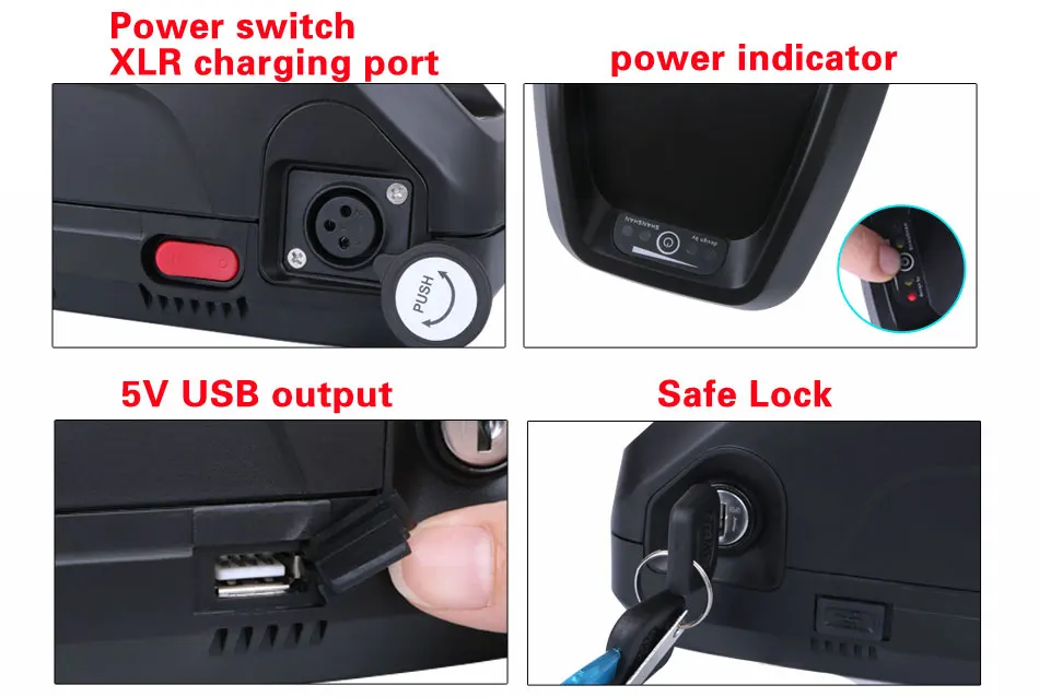 21700 Cell 48V Battery Bafang Ebike Battery 48V 20AH 52V ebike Battery Pack 36V Battery 500W 750W 1000W 1500W BBS02 BBS03 BBSHD