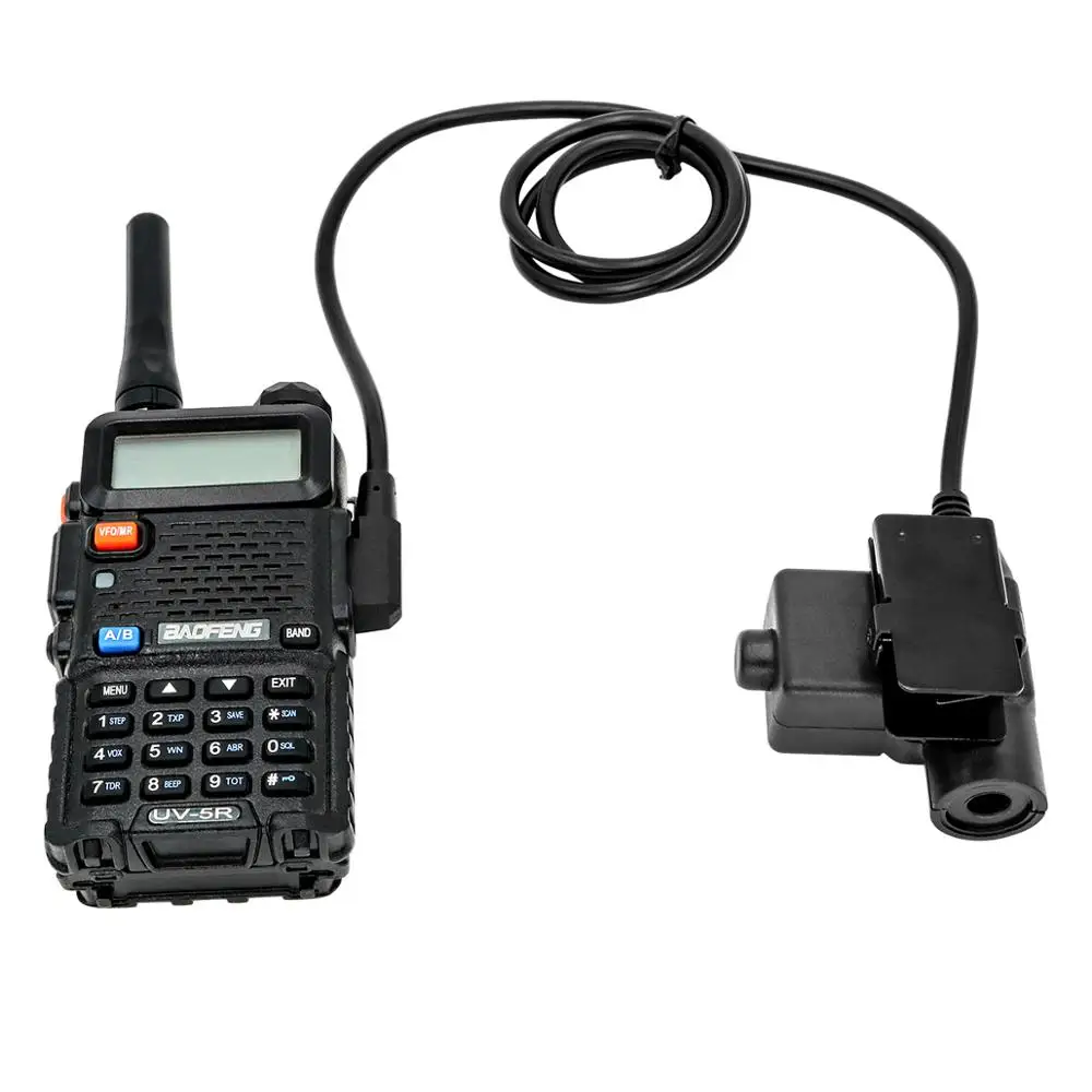 U94 PTT System Military Adapter Plug to Talk for Kenwood /Motorala 2 сторонний/Motorola/ICOM/Midland/Phone|Запчасти и