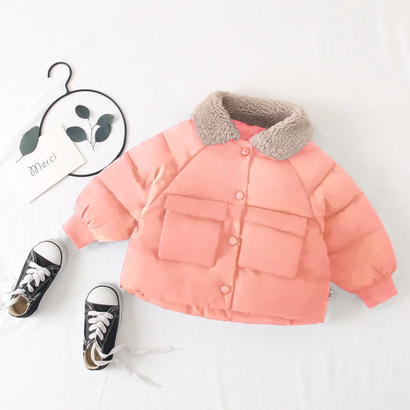 Г. От 3 до 10 лет куртка для маленьких девочек; зимняя куртка для девочек; пальто; детская теплая верхняя одежда; пальто; куртка; пальто; детская одежда - Цвет: Pink