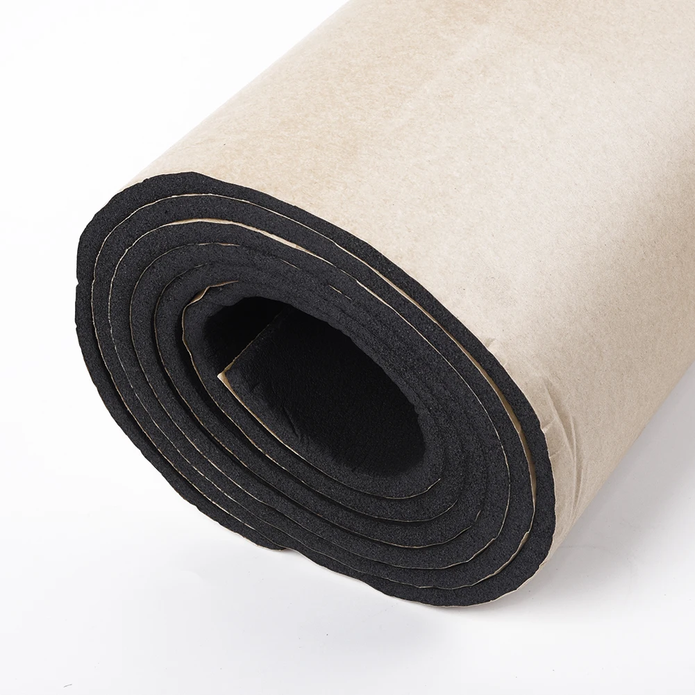 200*50 см автомобильный звукоизоляционный хлопок Deadening-Insulation самоклеющаяся ячейка пена 1 шт