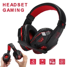 Pohiks 1pc Wired 3 5mm Professional Gamer Headsets Adjustable Surround Sound Gaming Headphone For PC Xbox One PS4