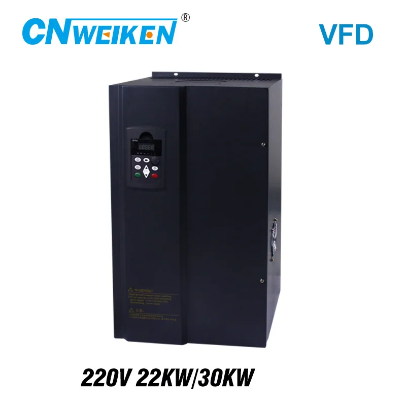 220 В 22 кВт/30 кВт VFD инвертор с переменной частотой/VFD 3HP вход 3HP выход CNC драйвер шпинделя регулировка скорости вращения шпинделя