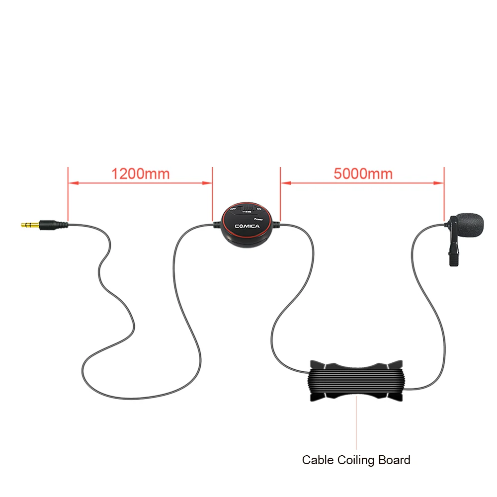 Najtaniej Comica CVM V03 mikrofon krawatowy Clip on Mini wielokierunkowy mikrofon pojemnościowy wywiad mikrofon Studio nagrań