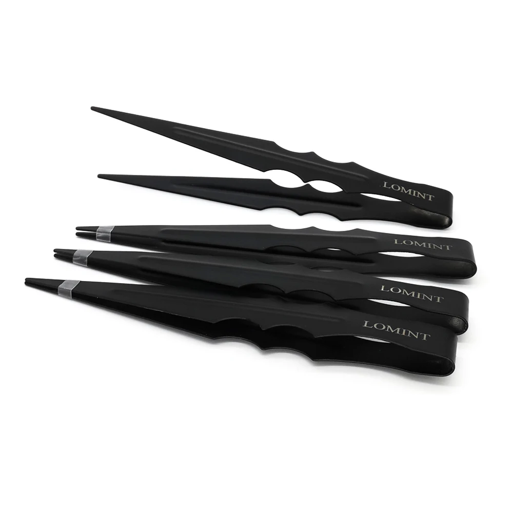 LOMINT Stainless Steel Black Shishia Hookah Tongs Chicha Charcoal Accessories Smoking Pipe Tweezers Gadgets 18cm LM-123 6