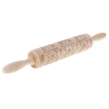 Пасхальная рельефная Скалка резная деревянная форма для выпечки печенья печенье, фондан, пирог ролик для теста Кролик морковь печать штамп 72XF