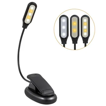 

Portable 5 LED Book Light Clip On Reading Lights Eye Care Reading Indoor Travel Lighting Book Lights