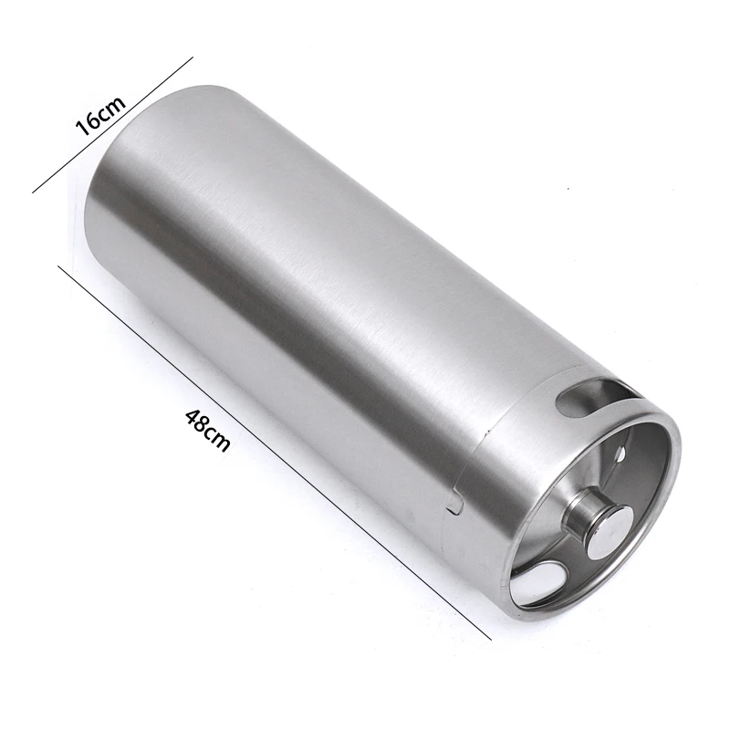  10L 304 Stainless Steel Mini Beer Keg Homebrew Pressurized Growler Portable Beer Bottle Home Brewin