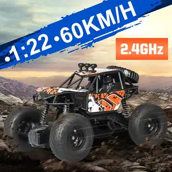 

1:22 2.4 Ghz 4WD High Speed Electric RC Car Remote Control Off-Road Vehicle Off-road Crawler Shockproof RC Car Gift for Kids