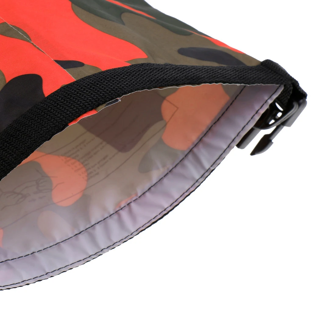 500DPVC 10L Camo Waterproof Dry Bag Sack for Kayaking Camping Rafting Waterproof Dry Bag Dry Bag for Kayaking