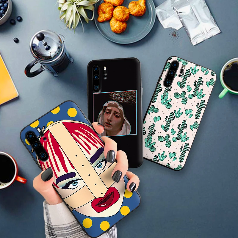 Cases For Xiaomi Redmi K20 Soft Silicon Phone Back Cover Case RedmiK20 K 20 coque Global Version Etui para art cactus | Мобильные