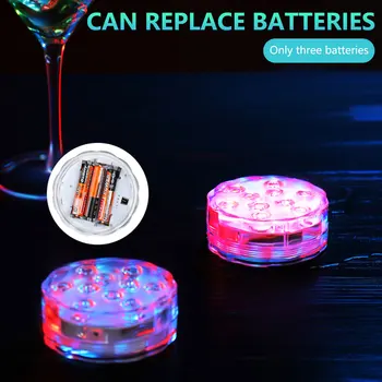 

The waterproof level of LED colorful waterproof lamp reaches IP68 remote control 3-7M