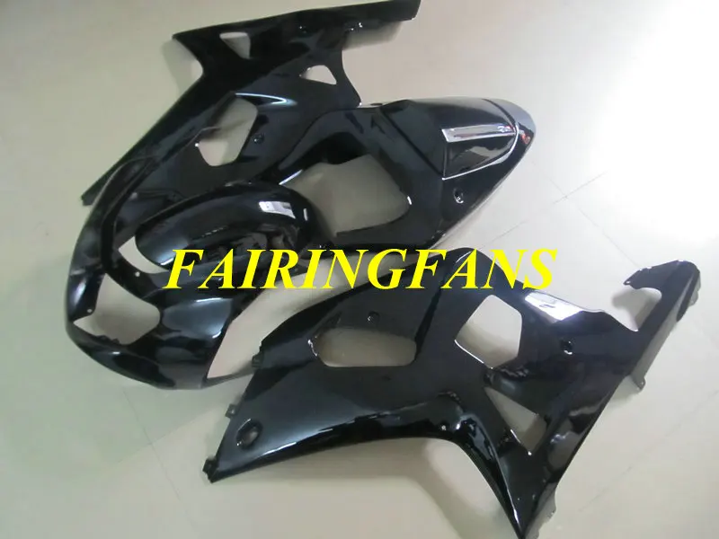Инжекторный комплект для GSXR600 750 K1 01 02 03 GSXR 600 GSXR750 2001 2002 2003 глянцевый черный Обтекатели Кузов+ подарки SH52
