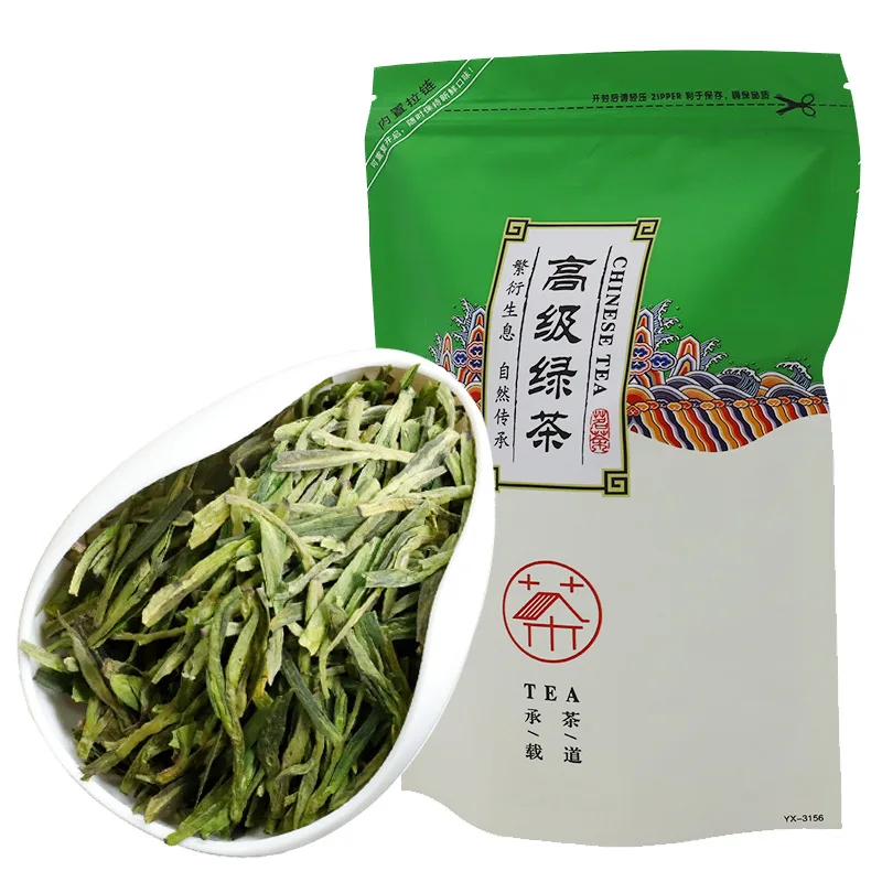 

Famous Good Quality Dragon Well 2019 New Spring Long-jing Green Tea for Weight Lose Health Care Tender Aroma