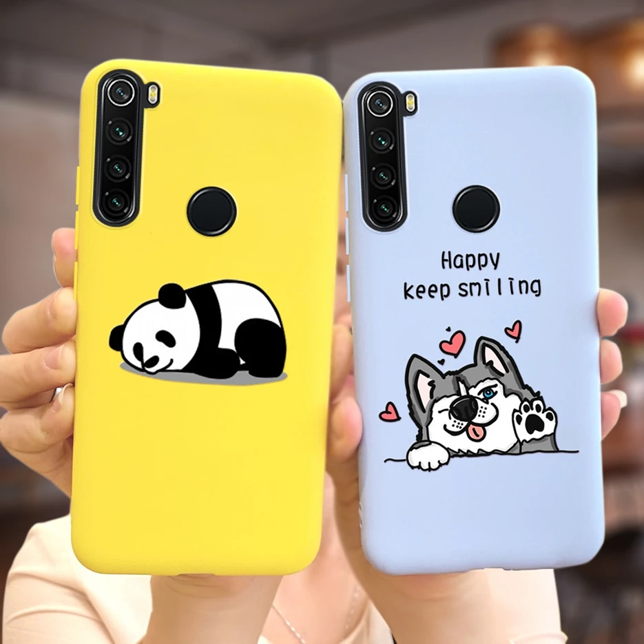 LCHDA Peluche Custodia per Xiaomi Redmi Note 8 Pelliccia di Coniglio Faux Peloso Soffice Inverno Caldo Morbida Silicone Carino Capelli TPU Protettiva Cover con Bling Diamante - Leopardo Beige