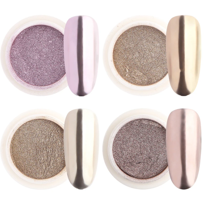 Нежный порошок для ногтей высокое качество Хромовый портативный Sns зеркальный