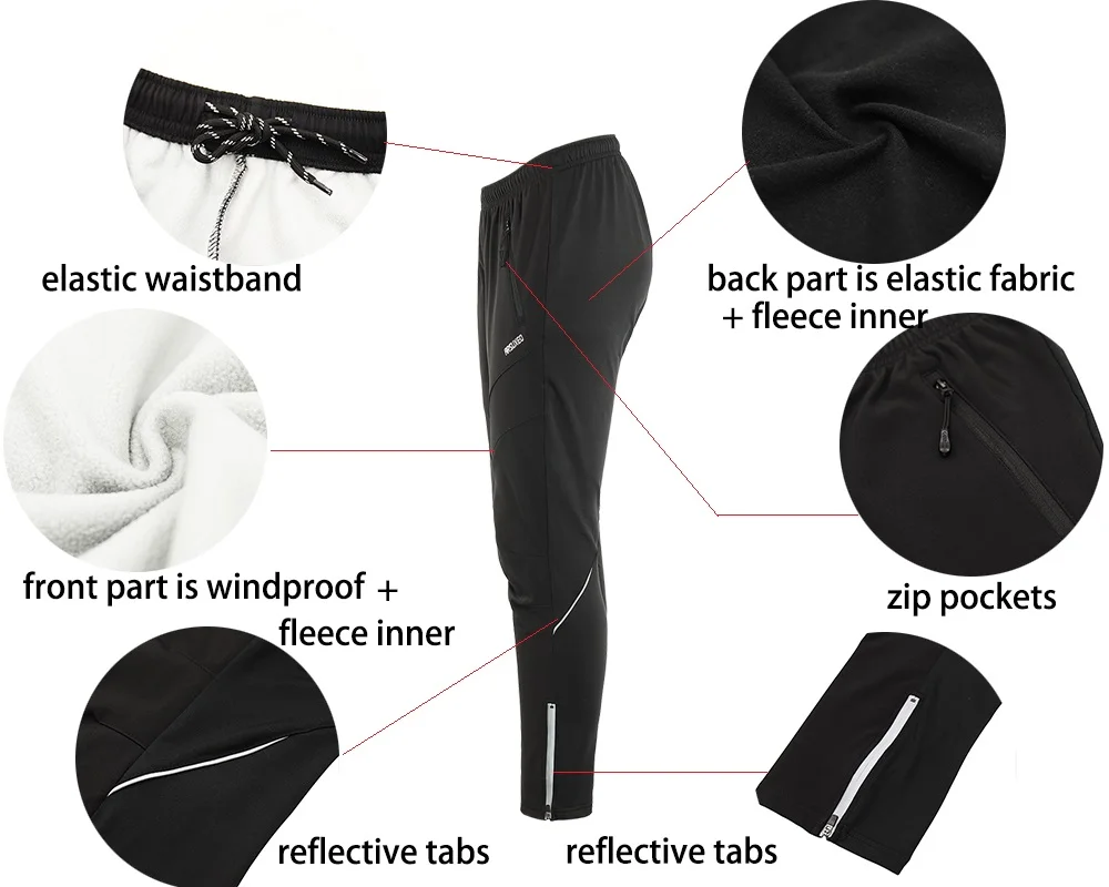 ARSUXEO Мужская зимняя велосипедная куртка, комплект ветроустойчивый Влагоустойчивый термический спортивный костюм, велосипедные штаны, брюки, велосипедные костюмы, одежда