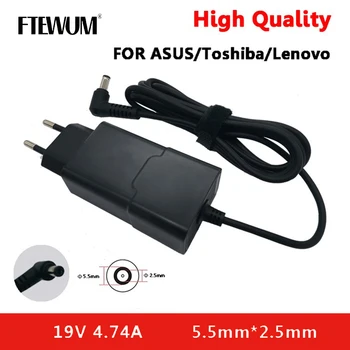 

Adapter 19V 4.74A 5.5*2.5mm Laptop AC DC Charger For ASUS For Toshiba For Lenovo PA3468E-1AC3 Satellite X550C C600 Power Supply