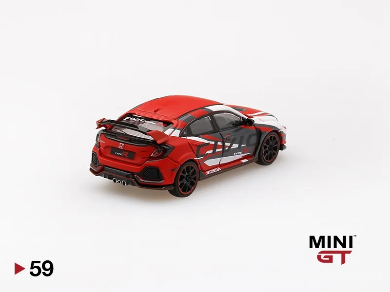 Мини GT 1: 64 Honda Civic Тип R(FK8) Indoesia Мотор Шоу RHD литой модельный автомобиль