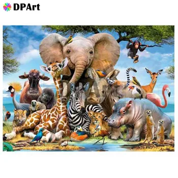 

Diamond Painting 5D Full Square/Round Drill Elephant Animal Collection Daimond Embroidery Painting Cross Stitch Mosaic Pic M906