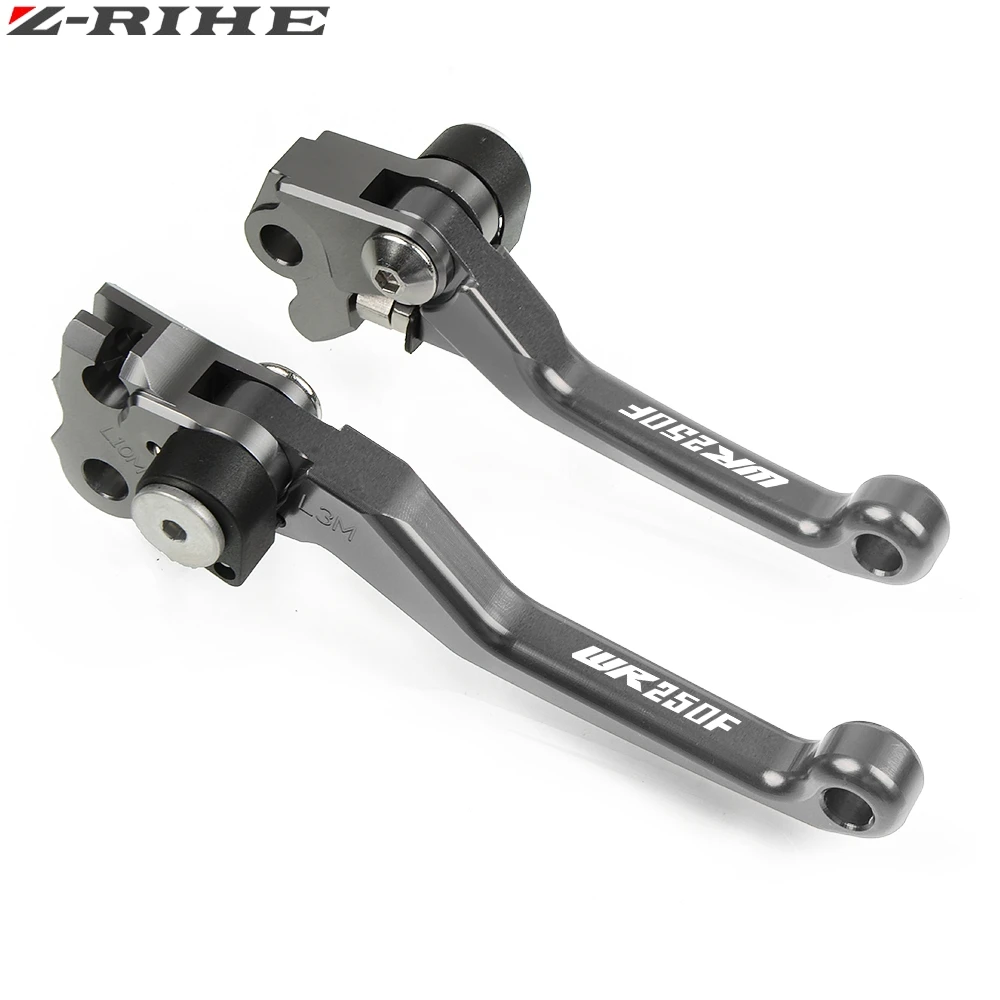 Для Yamaha WR250F WR 250F WR 250 F 2009- 2010 2011 2012 2013 17 Мотокросс Байк Сводные сцепные рычаги - Цвет: Gray
