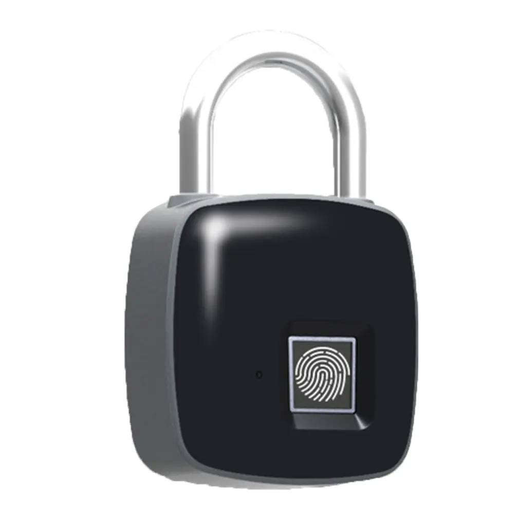 

Thumbprint Door Padlocks Rechargeable Door Lock Fingerprint Smart Padlock Quick Unlock Keyless Electronic Padlock