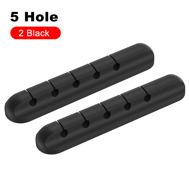 Fixed Organizer Silicone USB Cable Winder Desktop Tidy Management Clips Cable Holder For Mouse Headphone Wire Organizer