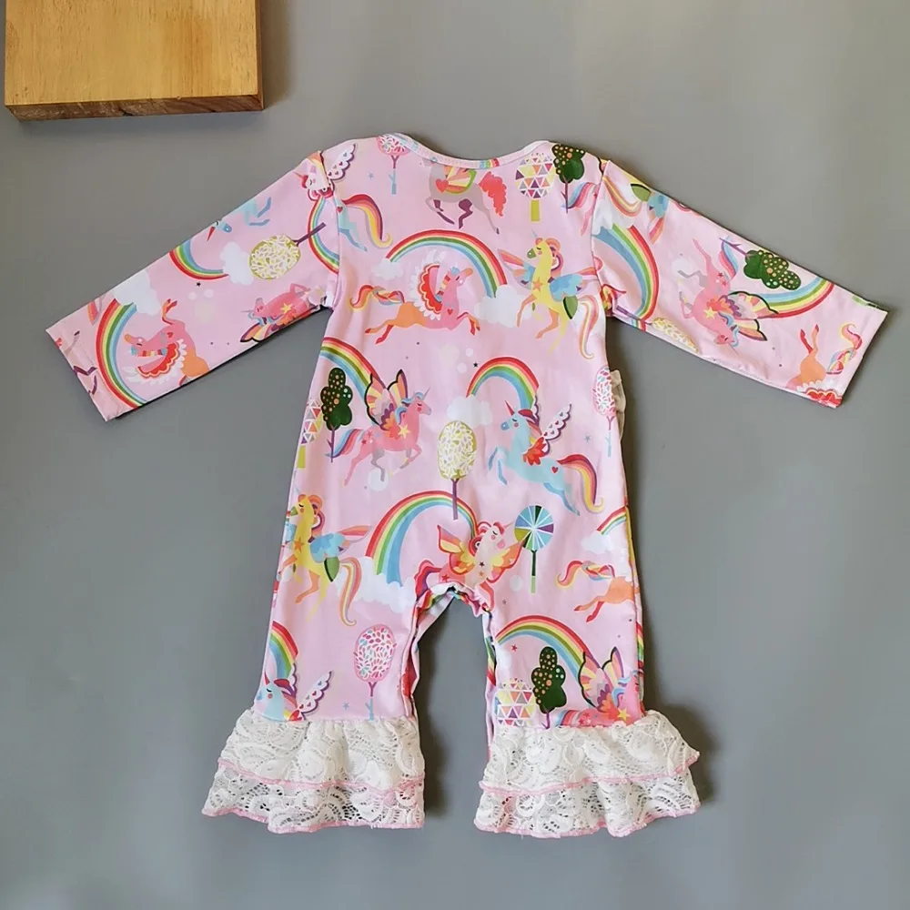 pink horse Baby New Newborn jumpsuits Baby Boys Girls Rompers Clothes Long Sleeve Infant Jumpsuit Pajamas Baby Clothing