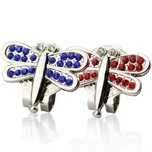 3 шт./лот Стрекоза отметка для мяча для гольфа w Магнитный Зажим для шляпы для гольфа сплав Профессиональный гольф-маркер