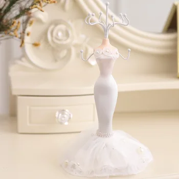 

Elegant Mermaid Dress Mannequin Necklaces Jewelry Display Stand Holder Rack