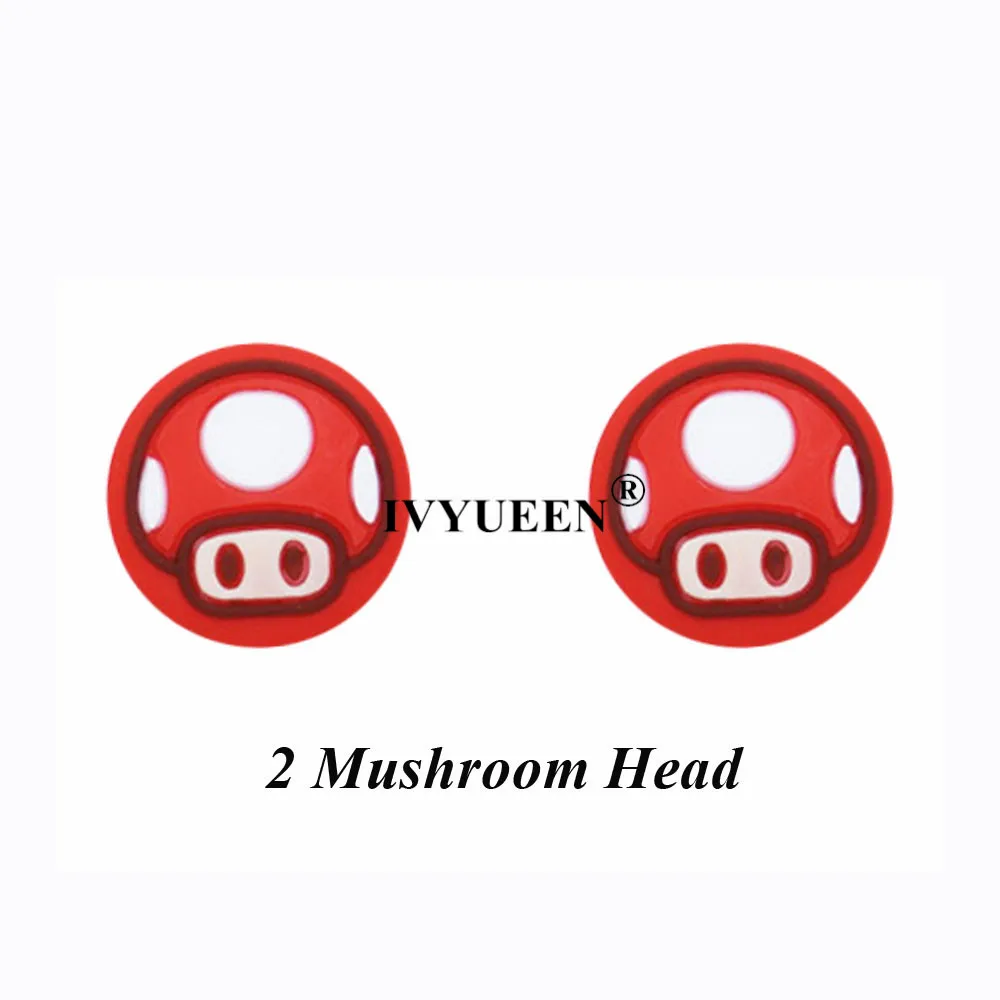 I IVYUEEN, 2 шт., для Joy Con, джойстик для пальца, накладка, чехол, аналоговая палка, колпачки для kingd Switch Lite Mini NS Joy-Con, контроллер - Цвет: I