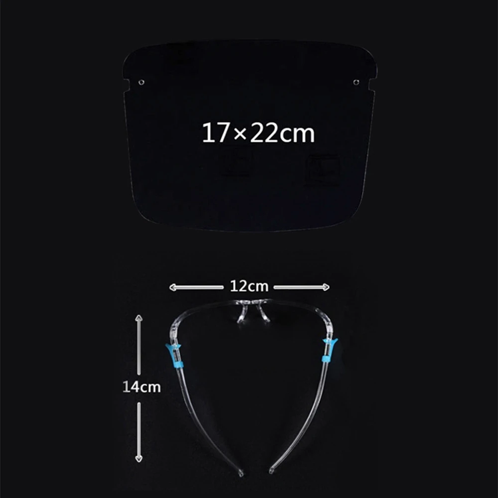 Children's Transparent Anti-Oil Protective Mask Protection Face Shield Anti Saliva Splash-Proof Protect Eye Full Face Mask Cover