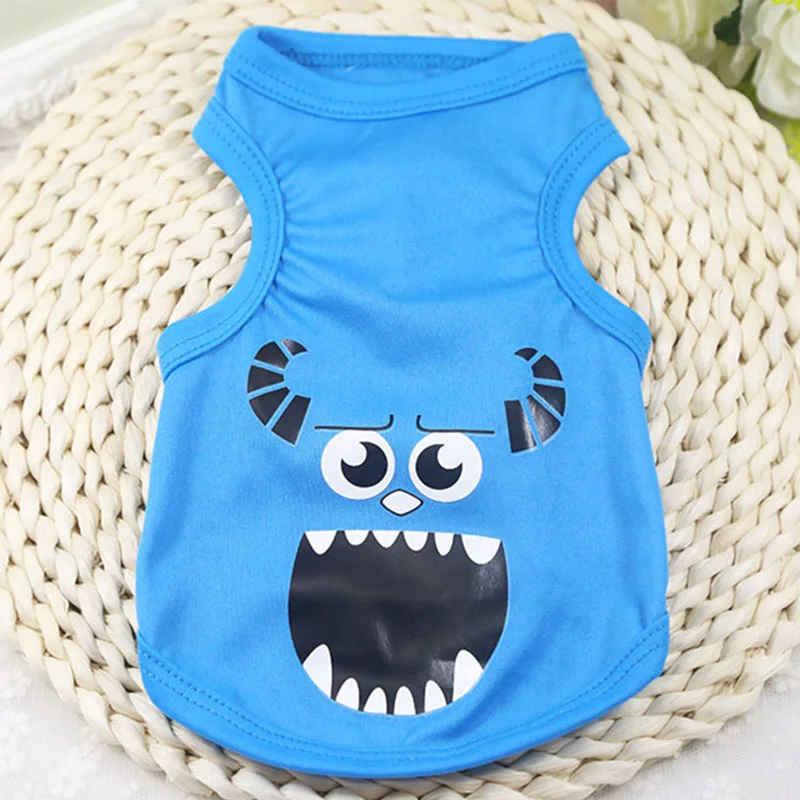 Vest-Sullivan Модный костюм для домашних животных; Летний жилет для кошек; удобная толстовка с капюшоном; Gotos; Одежда для кошек; пальто каттена; одежда для кеди; свитер; наряд - Цвет: Vest-Sullivan
